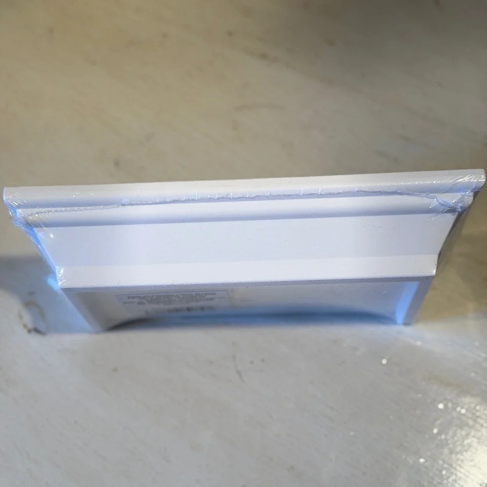 White Floating Shelf Wall Mountable Display Storage 8.6 x 4.0‎ Inches Holds 5lbs